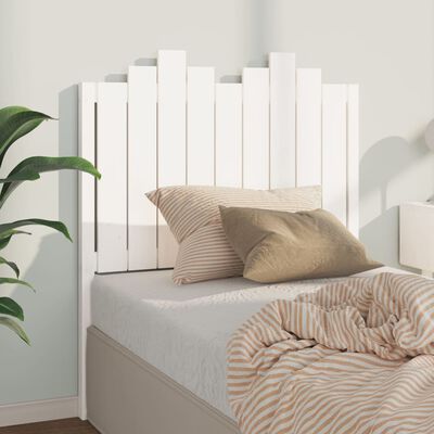 vidaXL Tête de lit Blanc 96x4x110 cm Bois massif de pin