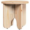 vidaXL Table basse 2 pcs Naturel Bois de pin massif
