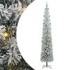 vidaXL Sapin de No&euml;l artificiel Vert 300 cm PVC et acier et plastique