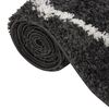 vidaXL Tapis shaggy &agrave; poils longs Cr&egrave;me et anthracite 160x230 cm