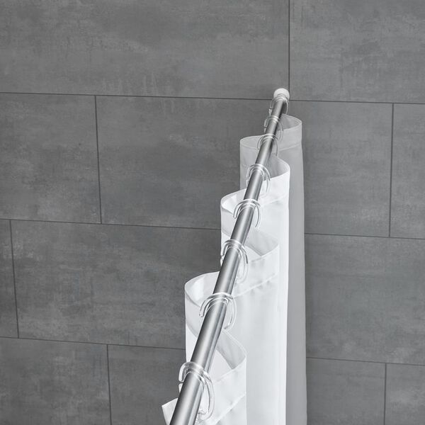 Kleine Wolke Tringle de rideau de douche t&eacute;lescopique 75-125 cm Chrome