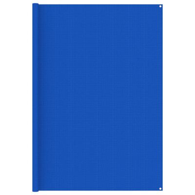 vidaXL Tapis de tente 250x550 cm Bleu