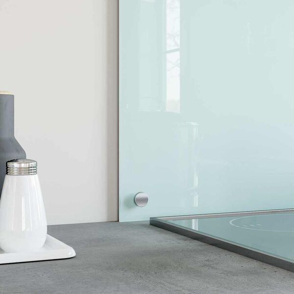 vidaXL Dosserets de cuisine 2 pcs blanc 70x60 cm verre tremp&eacute;