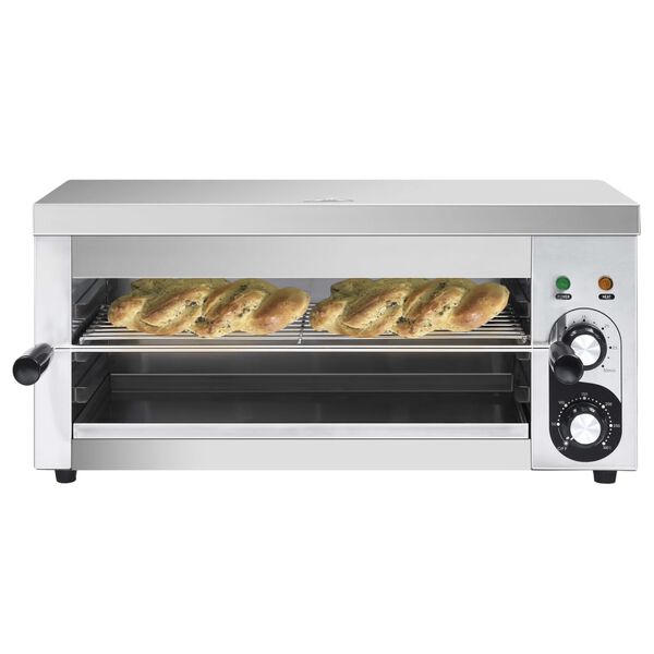 vidaXL Salamandre Gastronorm &eacute;lectrique 2500 W Acier inoxydable