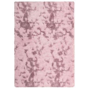 vidaXL Tapis Shaggy &agrave; poils longs NAVARRA rose poudr&eacute; 240x340 cm