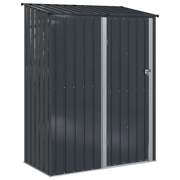 vidaXL Cabanons de jardin Anthracite 153,5 x 86 x 200 cm M&eacute;tал