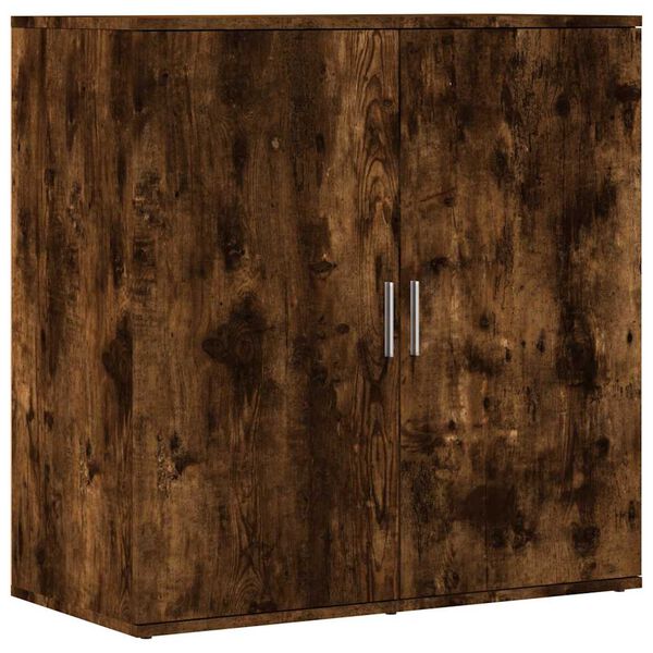vidaXL Buffet ch&ecirc;ne fum&eacute; 79x38x80 cm bois d'ing&eacute;nierie