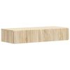 vidaXL Table d'appoint murale Ch&ecirc;ne Sonoma 87,5 x 34,5 x 17 cm