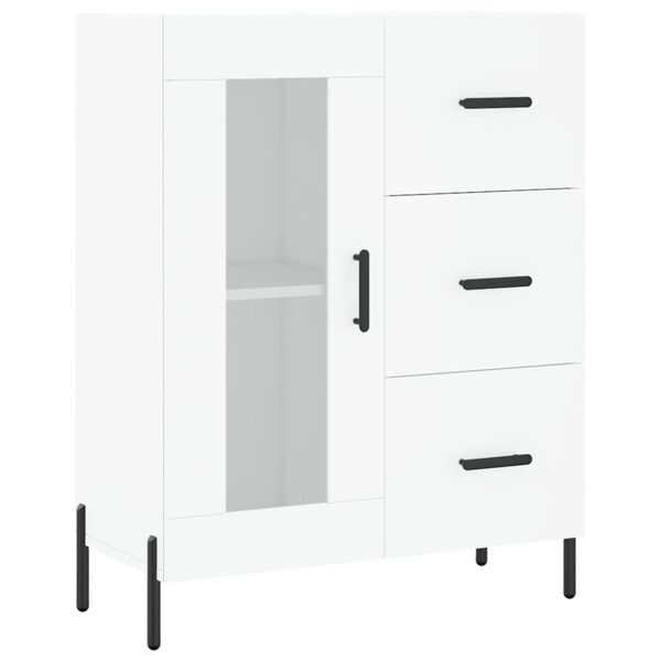 vidaXL Buffet blanc 69,5x34x90 cm bois d'ing&eacute;nierie