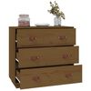 vidaXL Buffet Marron miel 80x40x75 cm Bois massif de pin