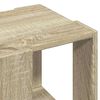 vidaXL Table basse ch&ecirc;ne sonoma 32x32x30 cm bois d'ing&eacute;nierie