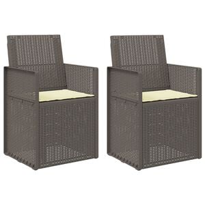 vidaXL Chaises de jardin salle &agrave; manger PP
