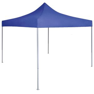 vidaXL Tente de r&eacute;ception pliable 2x2 m acier bleu