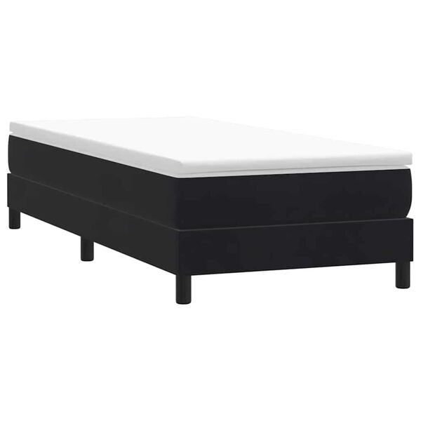 vidaXL Sommier à lattes de lit sans matelas noir 80x220 cm velours