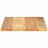 vidaXL Dessus de table 60x50x2,5 cm rectangulaire bois massif manguier