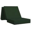 vidaXL Canap&eacute;-lit pliable 75 x 63 x 45 cm Vert fonc&eacute;