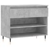 vidaXL Armoire &agrave; chaussures Gris b&eacute;ton 70x36x60 cm Bois d'ing&eacute;nierie