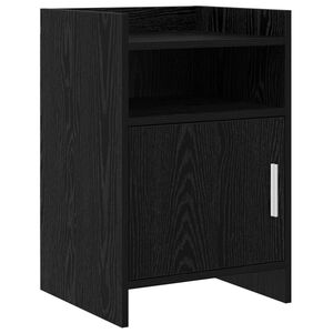 vidaXL Tables de chevet Ch&ecirc;ne noir 40 x 36 x 60 cm Bois d'ing&eacute;nierie