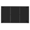 vidaXL Ensemble à manger jardin et coussins 7 pcs Noir et gris Rotin