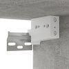 vidaXL Meubles TV suspendus 3 pcs Gris béton 60x30x30 cm