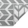 vidaXL Tapis d'ext&eacute;rieur ARAKIL gris 140 x 200 cm PP