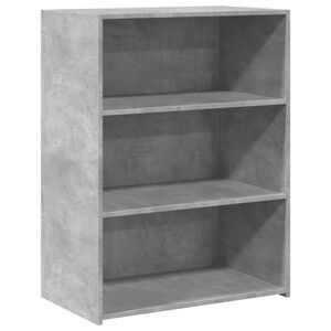vidaXL Buffet gris b&eacute;ton 70x41x93 cm bois d'ing&eacute;nierie