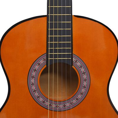 vidaXL Ensemble de guitare classique pour débutants 8 pcs 3/4 36"