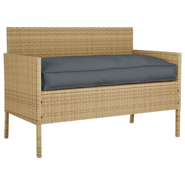 vidaXL Coussin Anthracite 120 x 60 x 12 cm Tissu Oxford