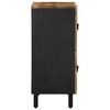 vidaXL Buffet 60x33,5x75 cm bois de manguier brut massif
