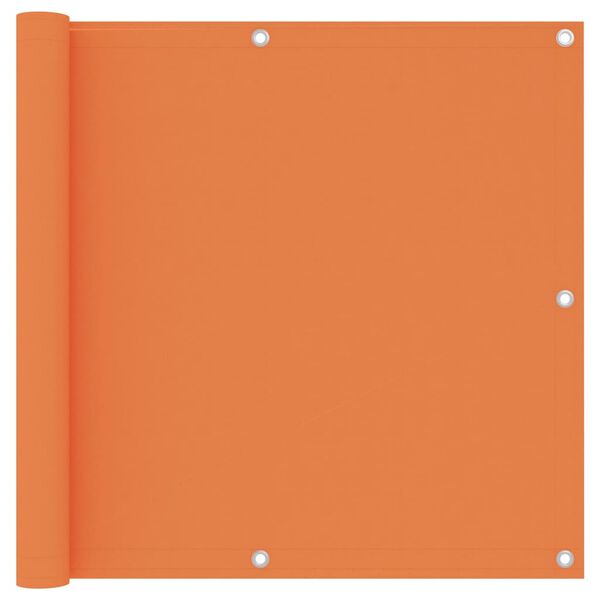 vidaXL Écran de balcon Orange 90x600 cm Tissu Oxford