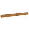 vidaXL Jardini&egrave;re sur&eacute;lev&eacute;e 580x50x36 cm Acier Corten