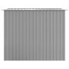vidaXL Abri de stockage pour jardin m&eacute;tal gris 257x205x178 cm