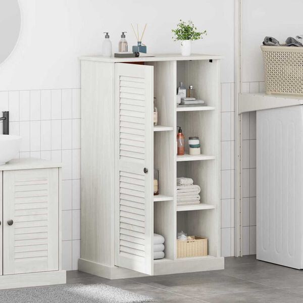 vidaXL Cabinet de salle de bain VIGO Blanc 67,5 x 34 x 110 cm
