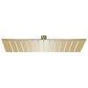 vidaXL Pomme de douche pluie Acier inoxydable 30x30 cm Carr&eacute;e Dor&eacute;