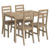 vidaXL Ensemble de salle &agrave; manger 5 pcs Bois d'acacia solide