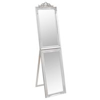 vidaXL Miroir sur pied Argenté 45x180 cm