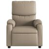 vidaXL Fauteuil inclinable &eacute;lectrique Cappuccino Similicuir