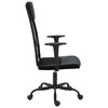 vidaXL Chaise de bureau r&eacute;glable en hauteur noir