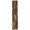 vidaXL Buffet haut ch&ecirc;ne fum&eacute; 37,5x35x180 cm bois d'ing&eacute;nierie