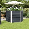 vidaXL Jardini&egrave;re Anthracite 129 x 129 x 75 cm Acier