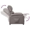 vidaXL Fauteuil inclinable Taupe Tissu