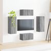 vidaXL Ensemble meuble TV 2 pcs Gris Sonoma Bois d'ing&eacute;nierie