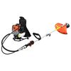 vidaXL D&eacute;broussailleuse sac &agrave; dos conception orange 52 cc 1,45 kW