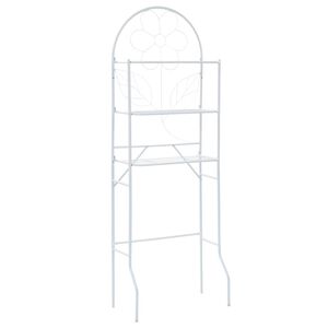 vidaXL &Eacute;tag&egrave;re de toilette Blanc 60x33x174 cm