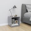 vidaXL Meuble TV Gris b&eacute;ton 37x35x37 cm Bois d&rsquo;ing&eacute;nierie