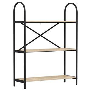 vidaXL &Eacute;tag&egrave;re 3 niveaux 80 x 30 x 109 cm Bois d'ing&eacute;nierie