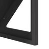 vidaXL Trough d'alimentation pour le b&eacute;tail Noir 108 x 50 x 28 cm
