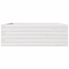 vidaXL Jardinière blanc 70x70x23 cm bois de pin massif