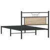 vidaXL Cadre de lit sans matelas ch&ecirc;ne sonoma 100x200 cm