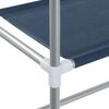 vidaXL Support de rangement 2 niveaux sur toilette Bleu 56x30x170 cm